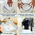 Stänksäker vattenskål