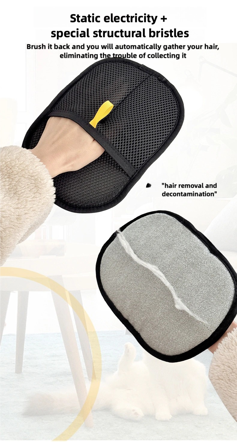 Pälsvante för textil